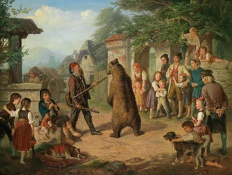 Traveling Circus in a Village